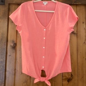 J. Crew Pretty Pink Top NWOT